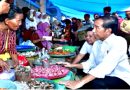 PRESIDEN JOKOWI TINJAU STABILITAS HARGA DI PASAR LACARIA JELANG IDULADHA
