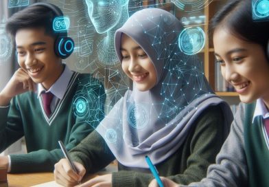"Mahasiswa memanfaatkan teknologi Artificial Intelligence (AI) sebagai alat bantu dalam proses pembelajaran dan pengembangan keterampilan akademik di era digital."