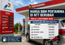 Harga BBM Pertamina di NTT mulai 1 September 2026