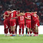 Timnas Indonesia merayakan kemenangan atas Bangladesh